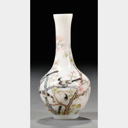 Enameled Miniature Vase
