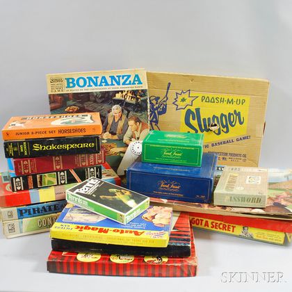 Group of Vintage Board Games