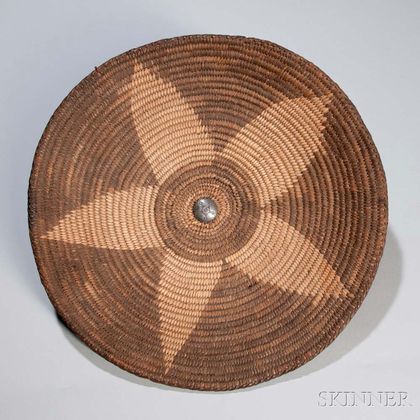 Pima Coiled Basketry Tray