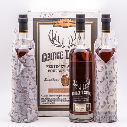 Buffalo Trace Antique Collection George T Stagg, 3 750ml bottles (oc) 