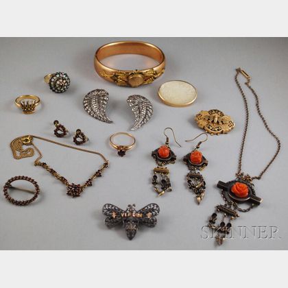 Small Group of Assorted Mostly Antique Jewelry