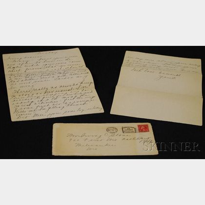 Jeanette MacDonald Handwritten Letter to Irving Stone