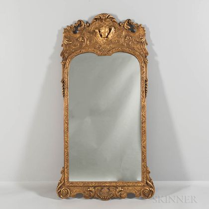Georgian Carved Giltwood Mirror