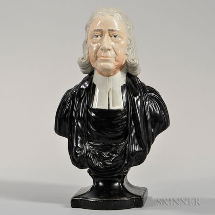 Enoch Wood Earthenware Bust of John Wesley