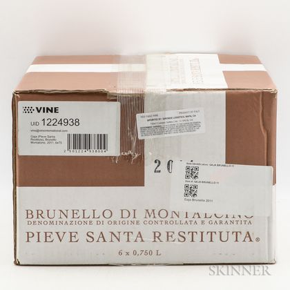 Pieve Santa Restituta (Gaja) Brunello di Montalcino 2011, 6 bottles (oc) 