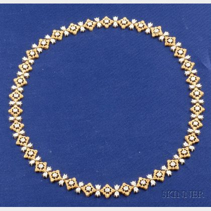 18kt Bi-color Gold and Diamond Necklace, Gianmaria Buccellati