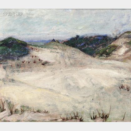 Lilian E. Whitteker (American, 1895-1978) Sand Dunes.