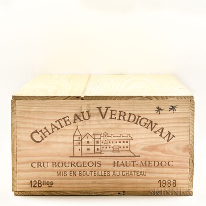Chateau Verdignan 1988, 12 bottles (owc) 