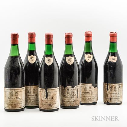 Marey & Liger Belair Pommard 1957, 6 bottles 