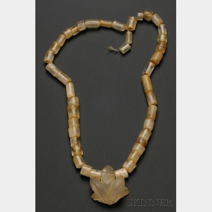 Pre-Columbian Quartz Necklace