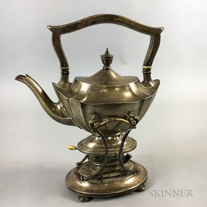 Gorham "Plymouth" Sterling Silver Kettle-on-stand
