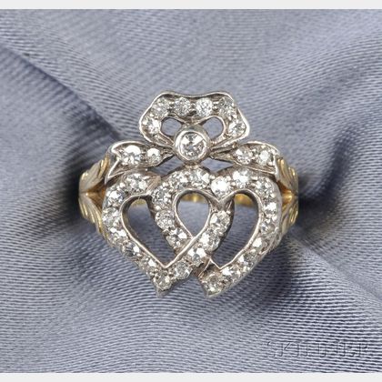 Antique Diamond Sweetheart Ring