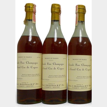 Domaine de la Voute Grand Fine Champagne Cognac 1er Grand Cru de Cognac, 6 4/5 quart bottles 