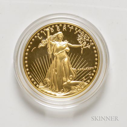 1986 $50 Proof American Gold Eagle.