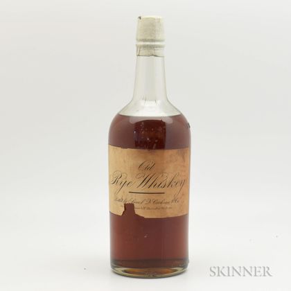 Old Rye Whiskey, 1 quart bottle 