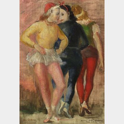 Jon Corbino (Italian/American, 1905-1964) American Ballet - Billy the Kid Dance Hall Girls