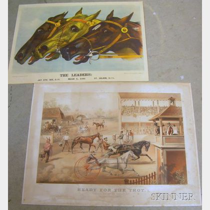 Two Large Folio Currier & Ives Chromolithographs