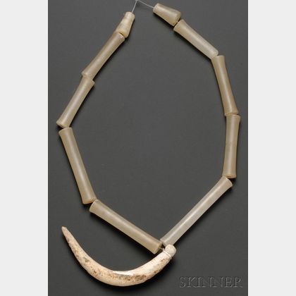 Pre-Columbian Quartz Necklace