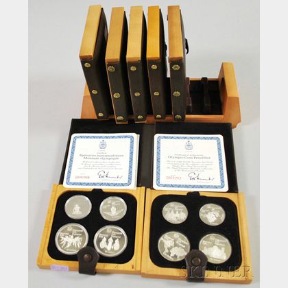 1976 Winter Olympic Sterling Silver Coin Set