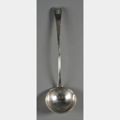 George III Silver Soup Ladle