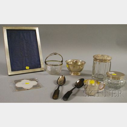 Group of Silver Desk, Vanity and Table Items