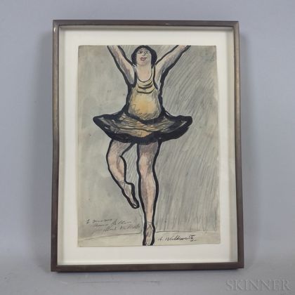 Abraham Walkowitz (American, 1878-1965) Ballerina