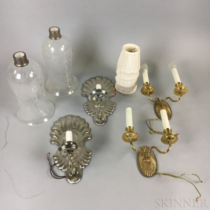 Two Pairs of Wall Sconces