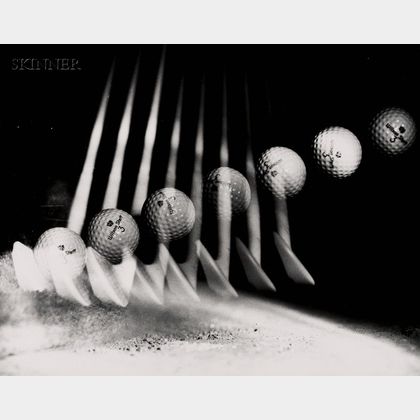 Harold Eugene Edgerton (American, 1903-1990) Lot of Two Golf Images.