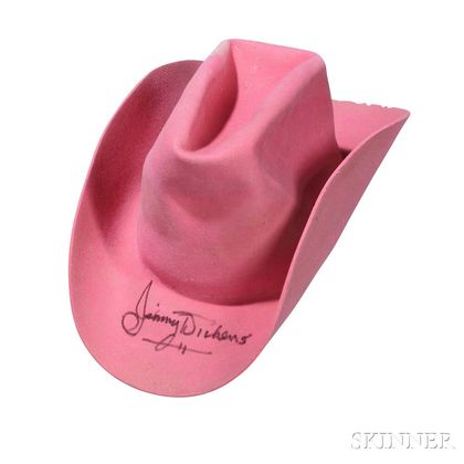 Little Jimmy Dickens Stetson Pink Felt Cowboy Hat