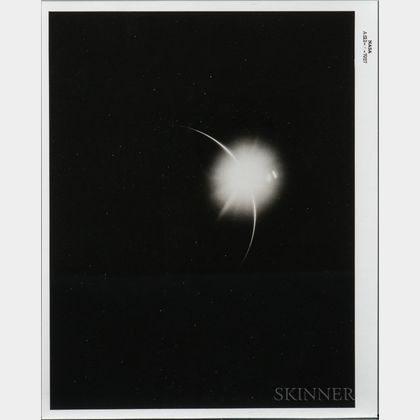 Apollo 12, Eclipse of the Sun by the Earth, November 1969.
