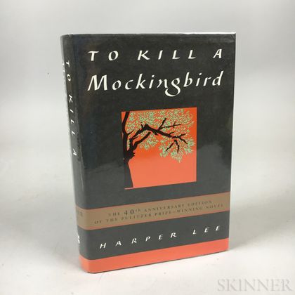 Lee, Harper (1926-2016) To Kill a Mockingbird , 40th Anniversary Edition, Signed Copy.