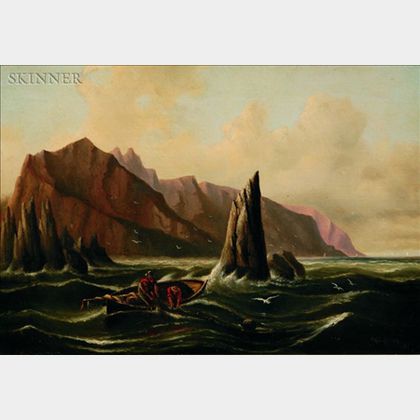 Charles Henry Gifford (American, 1839-1904) Shore Scene