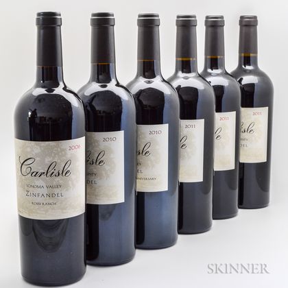 Carlisle Zinfandel, 6 bottles 