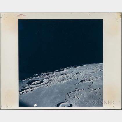 Apollo 12, Four Photographs of the Lunar Surface, November 1969.
