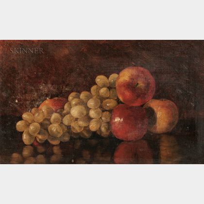 Fall River School, 19th Century Still Life with Fruit