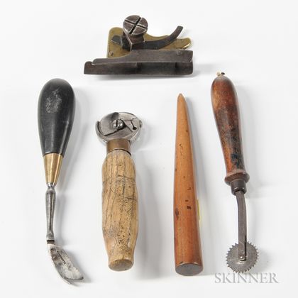 Five Leatherworker's Tools