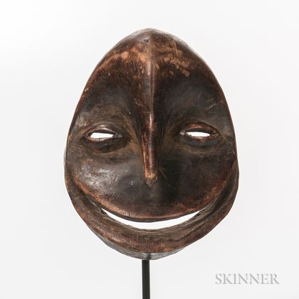 Tanzanian-style Carved Wood Mask