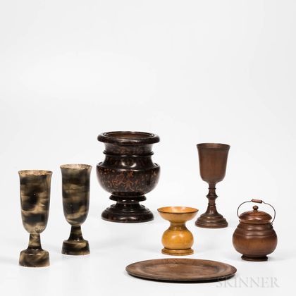 Seven Turned Table Items