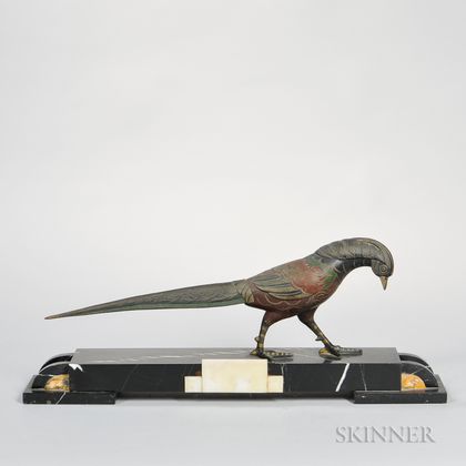 Patinated Bronze Pheasant 