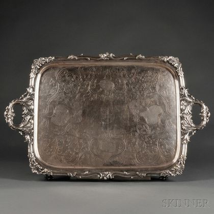 Victorian Silver-plated Tea Tray