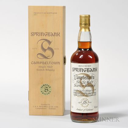 Springbank Limited Edition 35 Years Old, 1 750ml bottle (owc) 