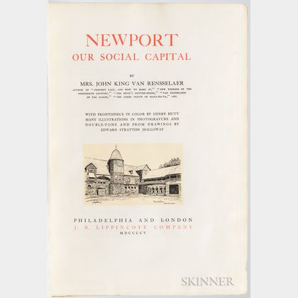 Van Rensselaer, Mrs. John King (1848-1925) Newport, Our Social Capital
