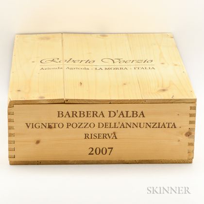 Voerzio Barbera dAlba Riserva Vigneto Pozzo dellAnnunziata 2007, 3 magnums (owc) 