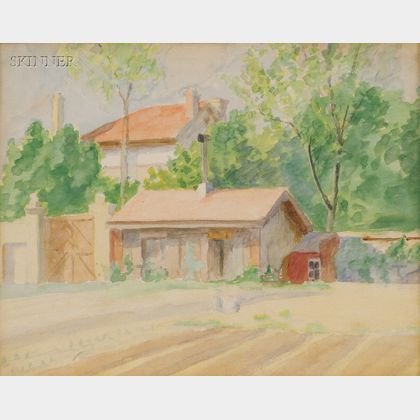 Thomas Pollock Anshutz (American, 1851-1912) St. Cloud, France