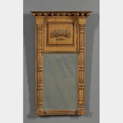 Federal Gilt-gesso and Wood Mirror