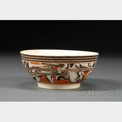 Mochaware Marbled Bowl