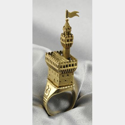 18kt Gold Jewish Marriage Ring