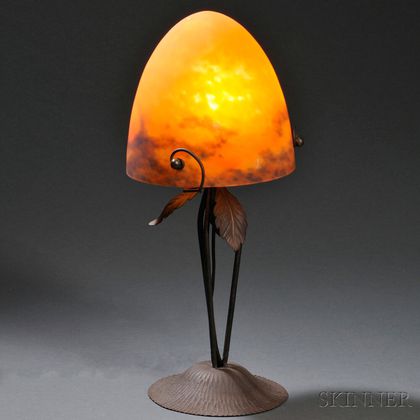Muller Freres Art Deco Table Lamp 