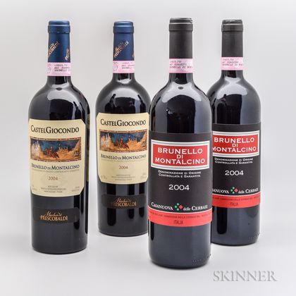 Mixed Brunello di Montalcino, 4 bottles 