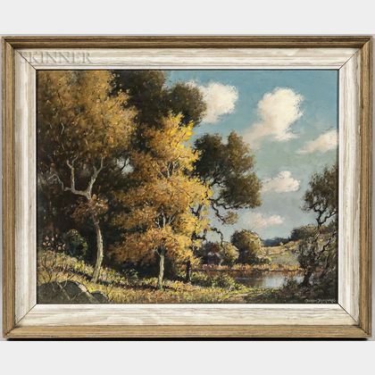 Benson Bond Moore (American, 1882-1974) Autumn in Maryland (Seneca Creek)